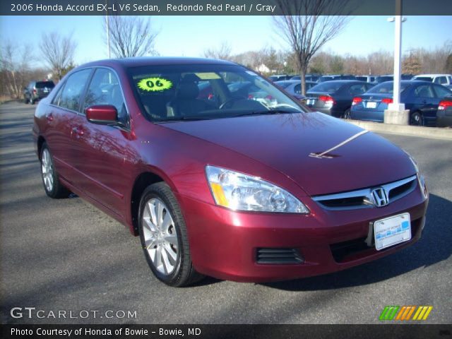 2006 Honda Accord EX-L V6 Sedan in Redondo Red Pearl