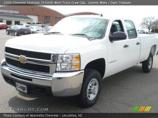 2009 Chevrolet Silverado 2500HD Work Truck Crew Cab in Summit White