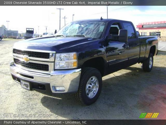 2009 Chevrolet Silverado 3500HD LTZ Crew Cab 4x4 in Imperial Blue Metallic