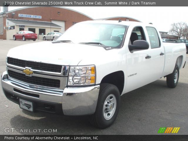 2009 Chevrolet Silverado 2500HD Work Truck Crew Cab in Summit White