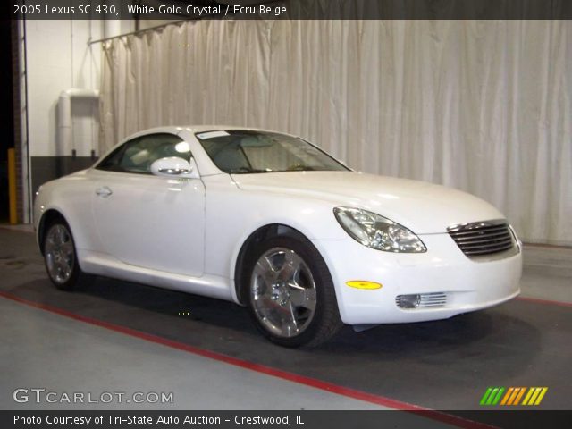 2005 Lexus SC 430 in White Gold Crystal