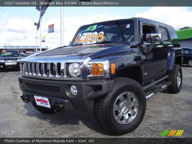 2007 Hummer H3  in Midnight Blue Metallic