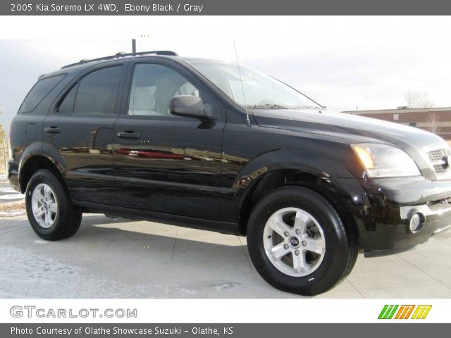 2005 Kia Sorento LX 4WD in Ebony Black