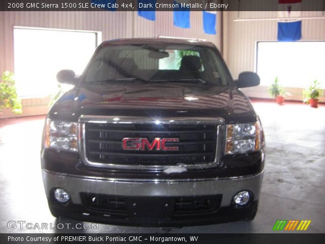 2008 GMC Sierra 1500 SLE Crew Cab 4x4 in Dark Crimson Metallic