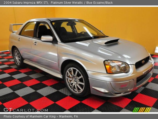 2004 Subaru Impreza WRX STi in Platinum Silver Metallic