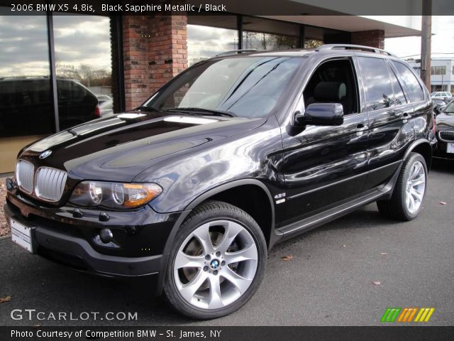 2006 BMW X5 4.8is in Black Sapphire Metallic