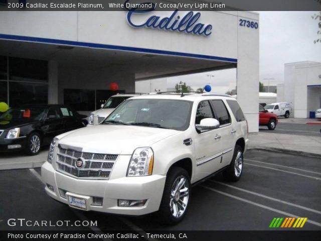 2009 Cadillac Escalade Platinum in White Diamond