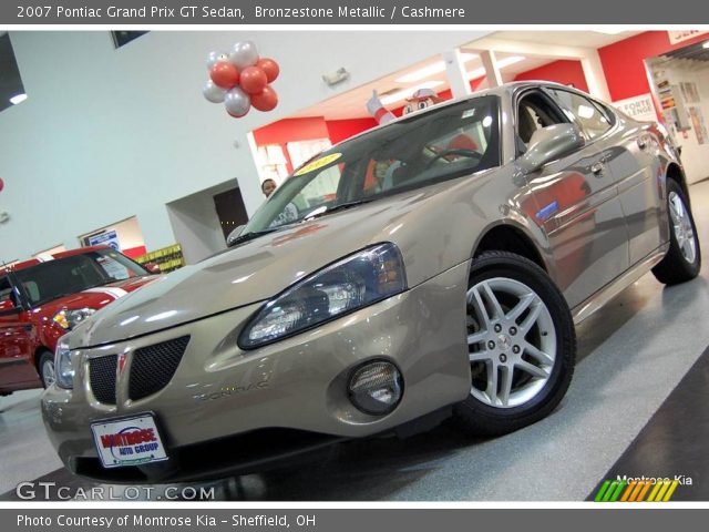 2007 Pontiac Grand Prix GT Sedan in Bronzestone Metallic
