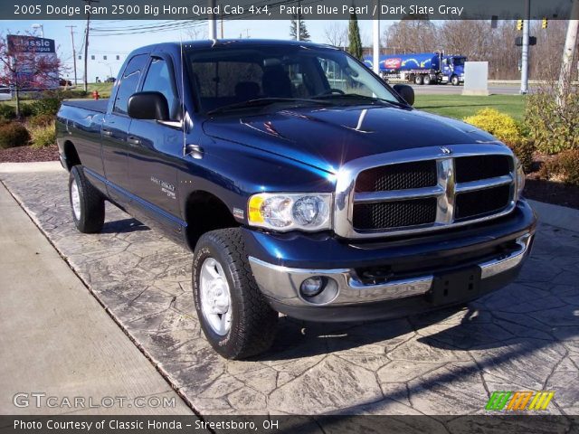 2005 Dodge Ram 2500 Big Horn Quad Cab 4x4 in Patriot Blue Pearl