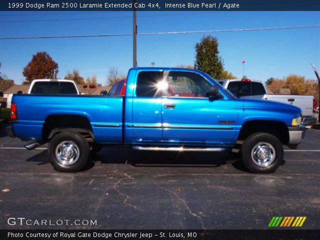 1999 Dodge Ram 2500 Laramie Extended Cab 4x4 in Intense Blue Pearl