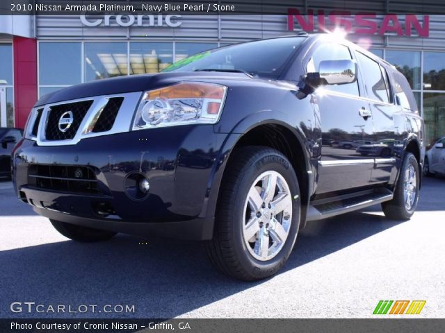 2010 Nissan Armada Platinum in Navy Blue Pearl
