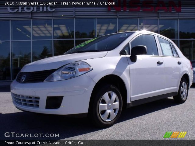 2010 Nissan Versa 1.6 Sedan in Fresh Powder White