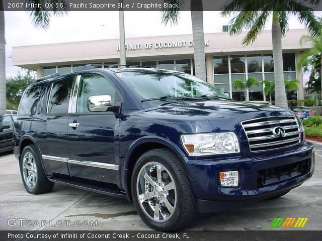 2007 Infiniti QX 56 in Pacific Sapphire Blue