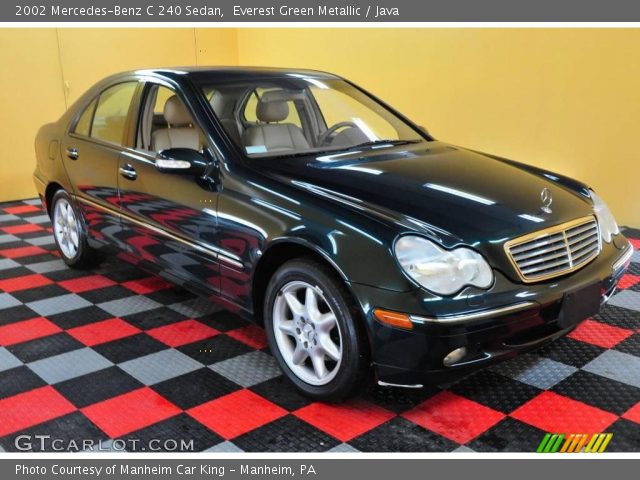2002 Mercedes-Benz C 240 Sedan in Everest Green Metallic