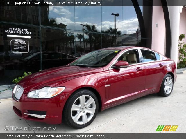 2010 Jaguar XF Sport Sedan in Claret Red Metallic