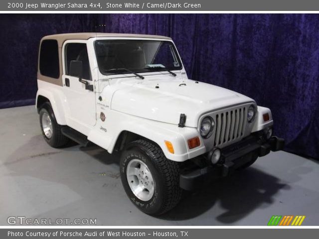2000 Jeep Wrangler Sahara 4x4 in Stone White