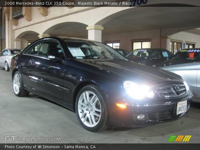 2008 Mercedes-Benz CLK 350 Coupe in Majestic Black Metallic