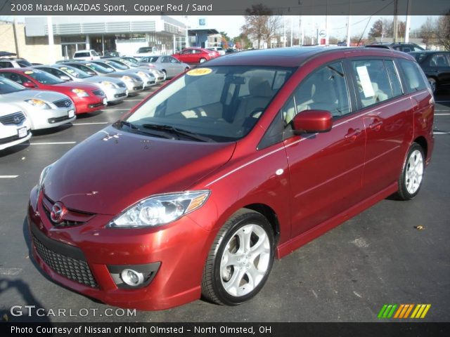 2008 Mazda MAZDA5 Sport in Copper Red