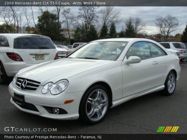 2009 Mercedes-Benz CLK 550 Coupe in Arctic White