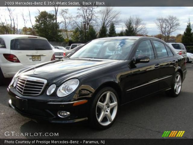 2009 Mercedes-Benz E 350 4Matic Sedan in Black