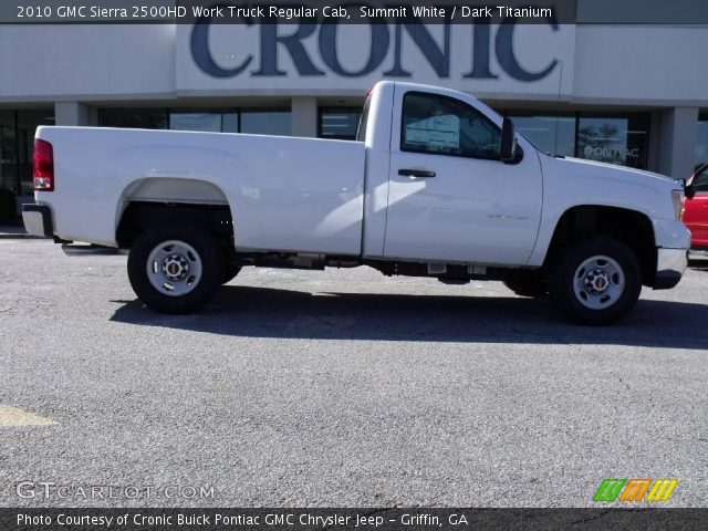 2010 GMC Sierra 2500HD Work Truck Regular Cab in Summit White