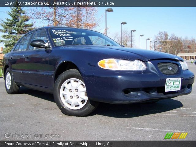 1997 Hyundai Sonata GL in Dynastic Blue Pearl Metallic