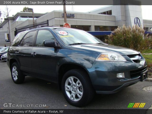 2006 Acura MDX  in Sage Brush Green Pearl