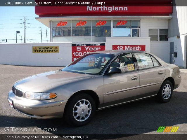 2003 Buick Century Custom in Light Sandrift Metallic