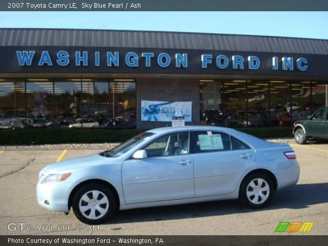 2007 Toyota Camry LE in Sky Blue Pearl