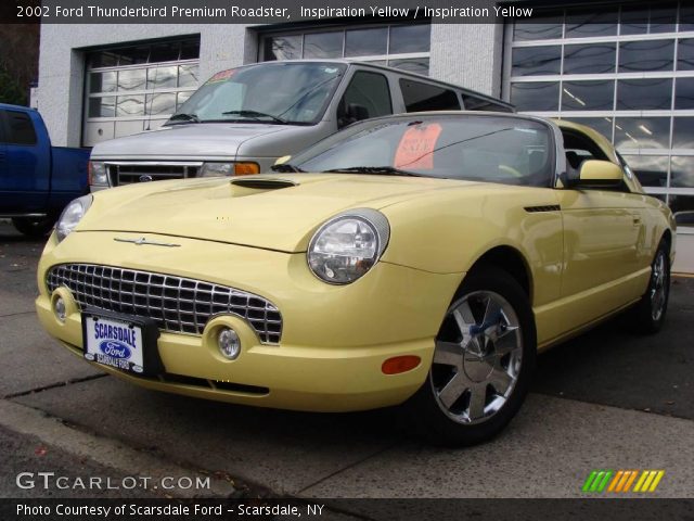 2002 Ford Thunderbird Premium Roadster in Inspiration Yellow