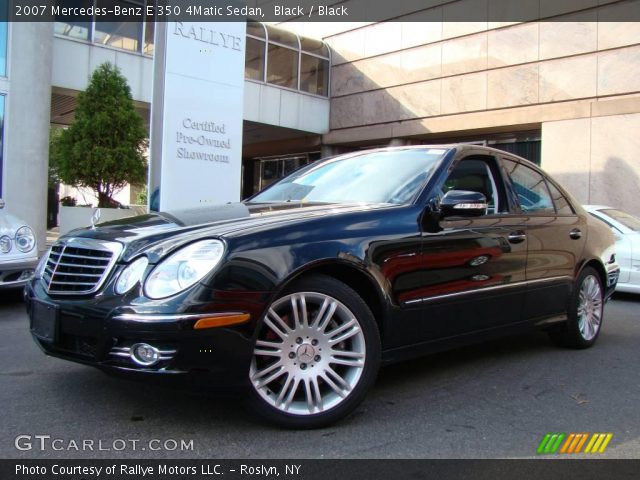 2007 Mercedes-Benz E 350 4Matic Sedan in Black