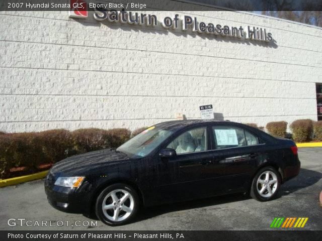 2007 Hyundai Sonata GLS in Ebony Black