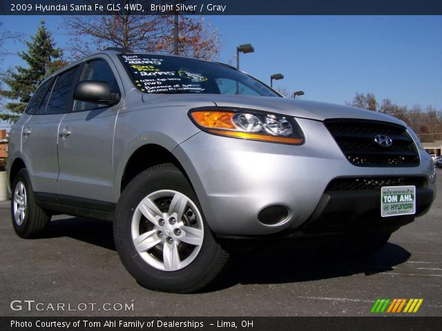 2009 Hyundai Santa Fe GLS 4WD in Bright Silver