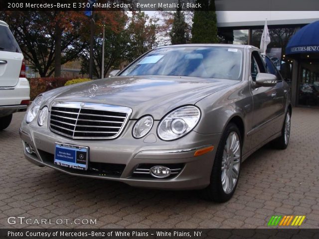 2008 Mercedes-Benz E 350 4Matic Sedan in Pewter Metallic