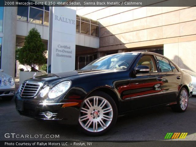 2008 Mercedes-Benz E 350 4Matic Sedan in Sienna Black Metallic