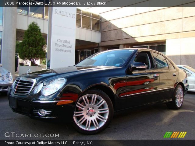 2008 Mercedes-Benz E 350 4Matic Sedan in Black