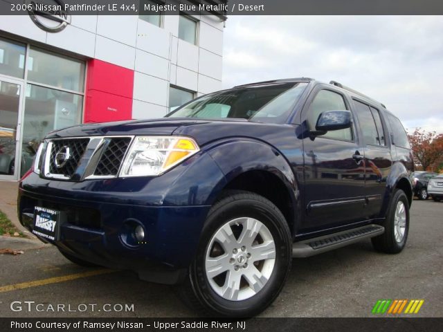 2006 Nissan Pathfinder LE 4x4 in Majestic Blue Metallic