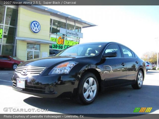 2007 Nissan Altima 2.5 S in Super Black