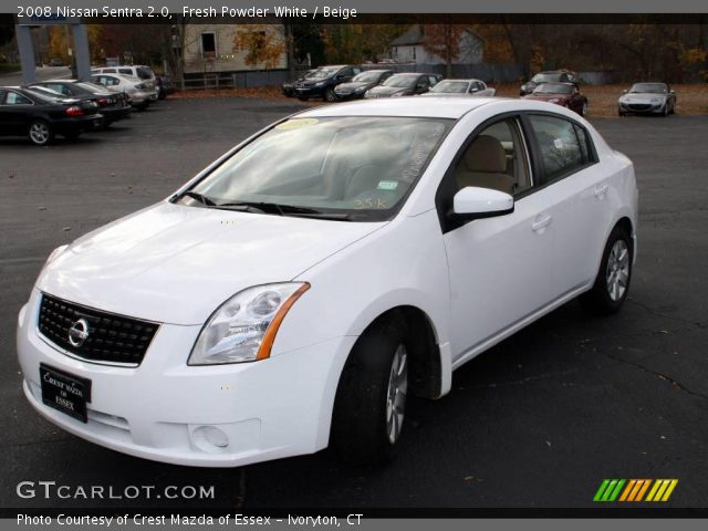 2008 Nissan Sentra 2.0 in Fresh Powder White