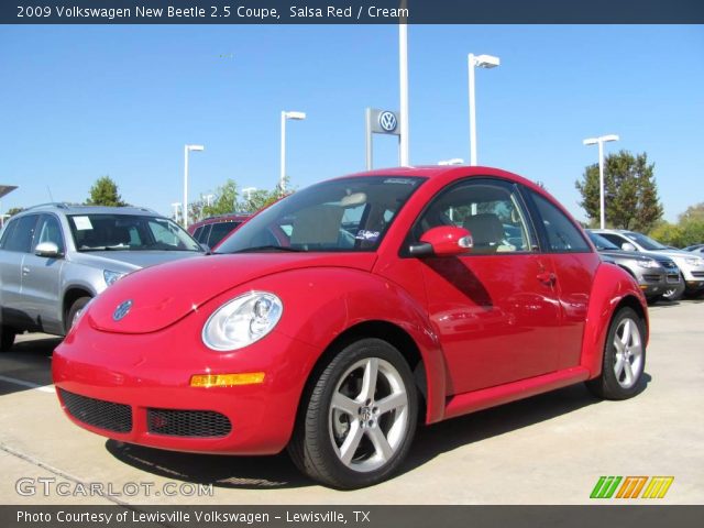 2009 Volkswagen New Beetle 2.5 Coupe in Salsa Red