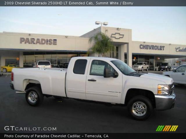 2009 Chevrolet Silverado 2500HD LT Extended Cab in Summit White