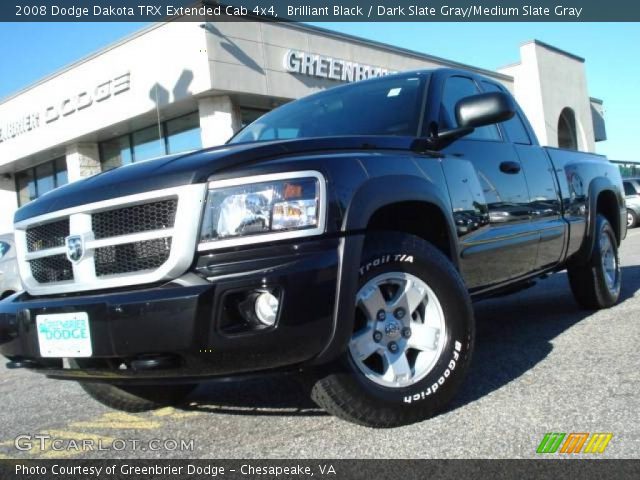 2008 Dodge Dakota TRX Extended Cab 4x4 in Brilliant Black