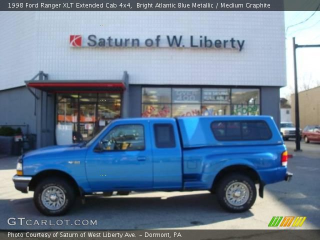 1998 Ford Ranger XLT Extended Cab 4x4 in Bright Atlantic Blue Metallic