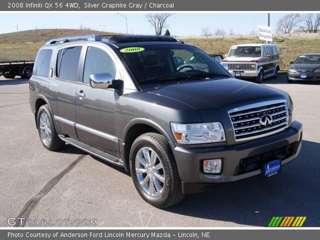 2008 Infiniti QX 56 4WD in Silver Graphite Gray