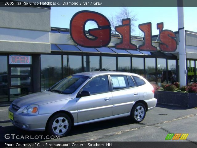 2005 Kia Rio Cinco Hatchback in Diamond Silver