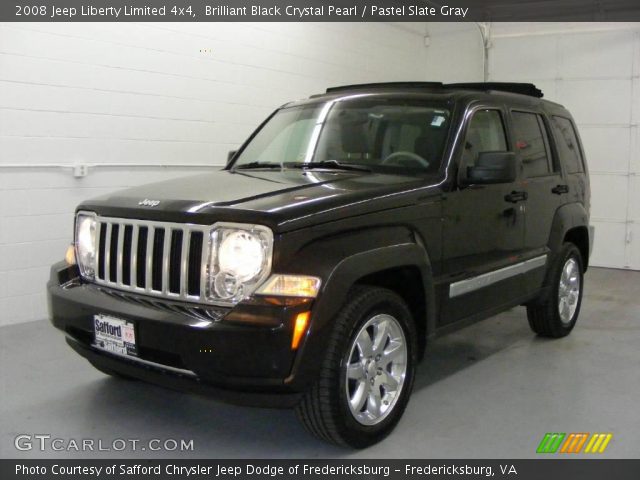 2008 Jeep Liberty Limited 4x4 in Brilliant Black Crystal Pearl