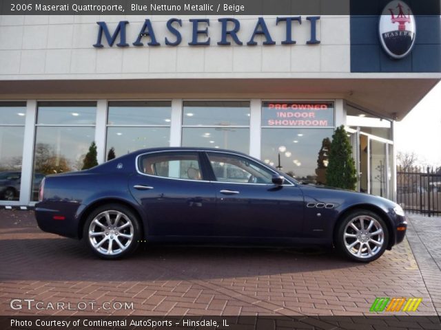 2006 Maserati Quattroporte  in Blue Nettuno Metallic