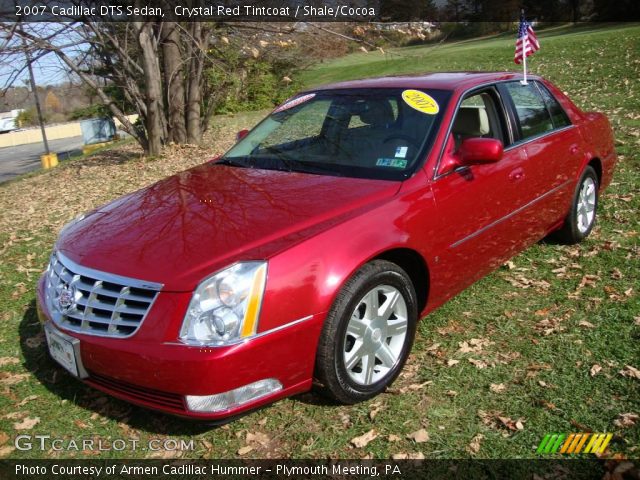 2007 Cadillac DTS Sedan in Crystal Red Tintcoat