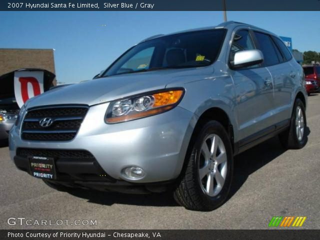 2007 Hyundai Santa Fe Limited in Silver Blue