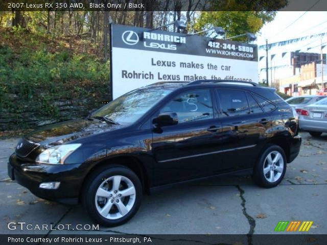 2007 Lexus RX 350 AWD in Black Onyx
